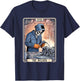 The Welder Welding Tarot Card Skeleton Funny Metal Worker T-Shirt - T-Shirt | Navy