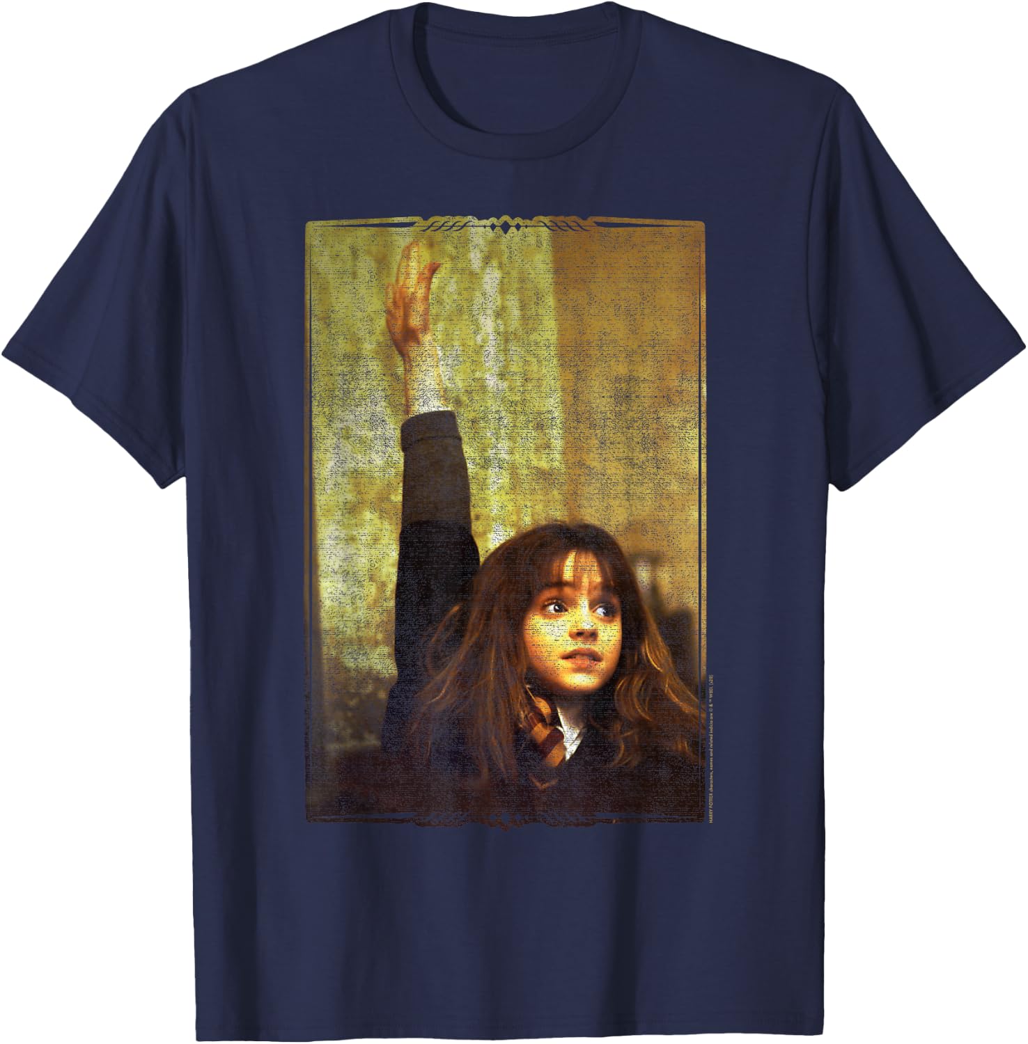Harry Potter Hermione Granger I Know The Answer Portrait T-Shirt - T-Shirt | Navy