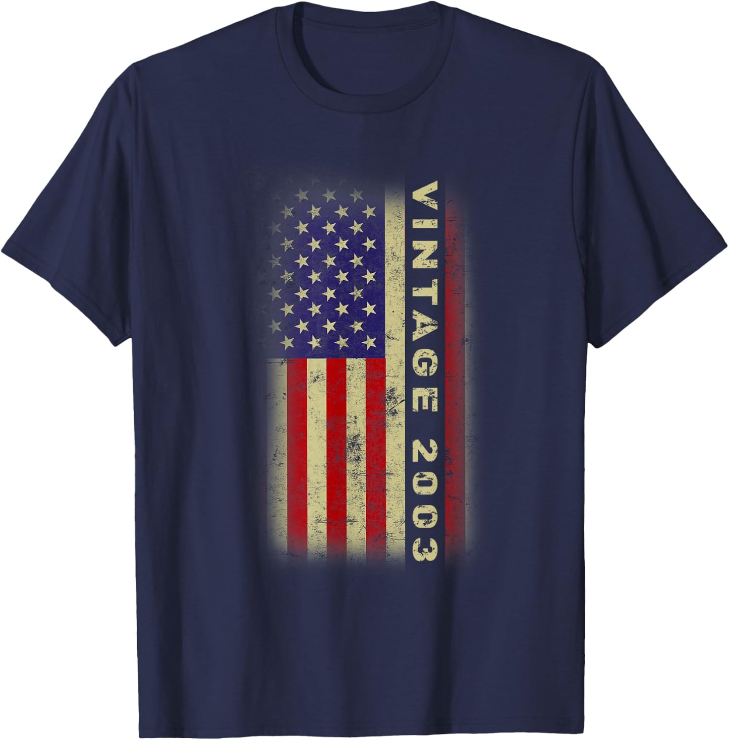 Vintage 2003 Cool 22 Year Old Bday Men Women 22nd Birthday T-Shirt - T-Shirt | Navy