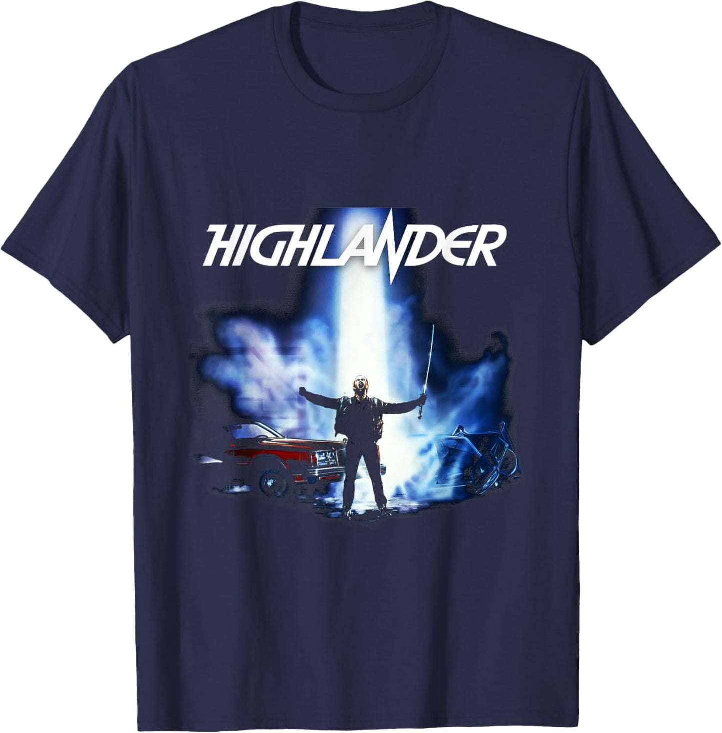 Highlander 1986 Everyday Heroes T-Shirt - T-Shirt | Navy