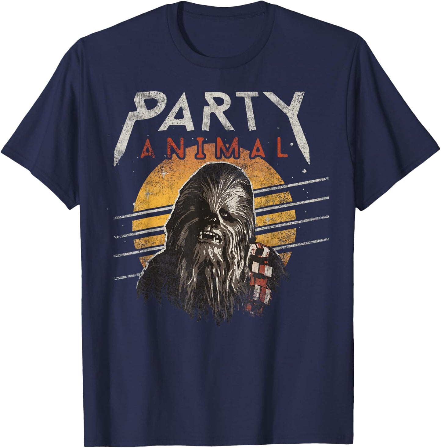 Star Wars Chewbacca Party Animal T-Shirt - T-Shirt | Navy