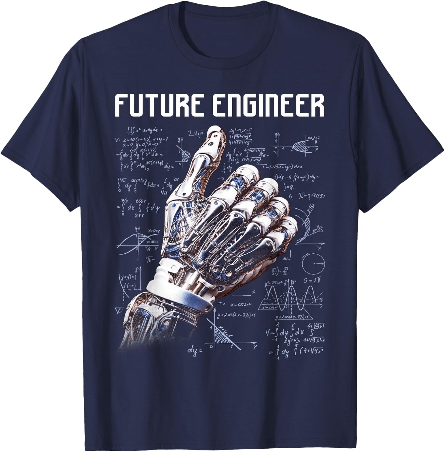 Future Engineer Costume Robot Robotics Adults & Kids T-Shirt - T-Shirt | Navy