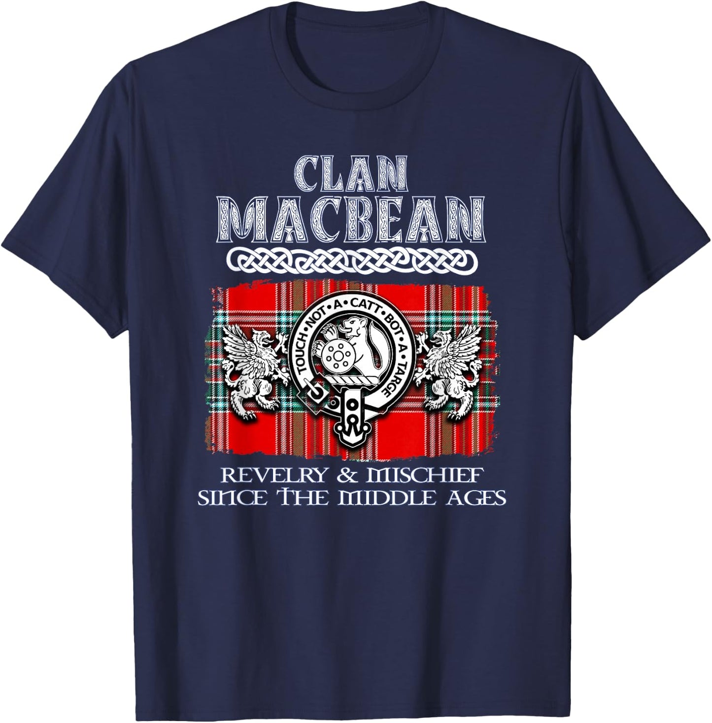 Clan MacBean Scottish MacBean surname T-Shirt - T-Shirt | Navy