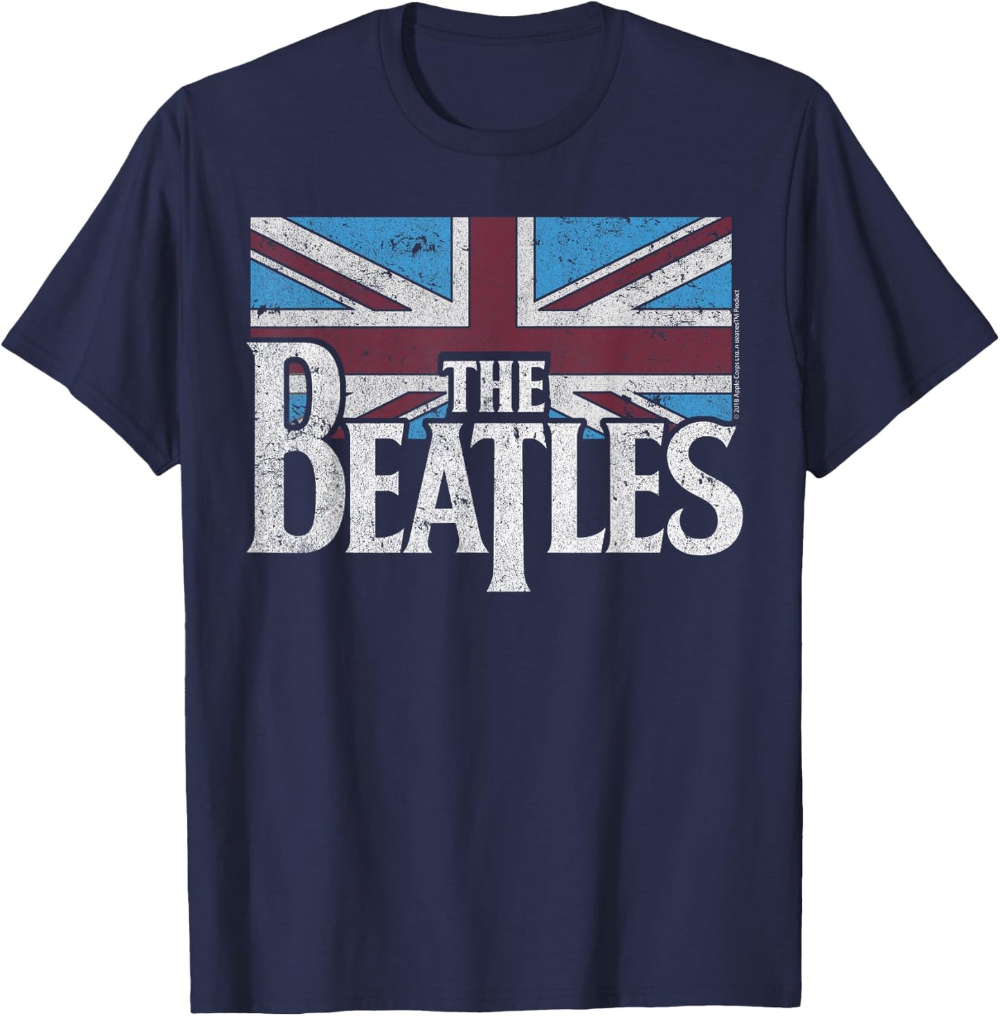 The Beatles Logo T-Shirt - T-Shirt | Navy