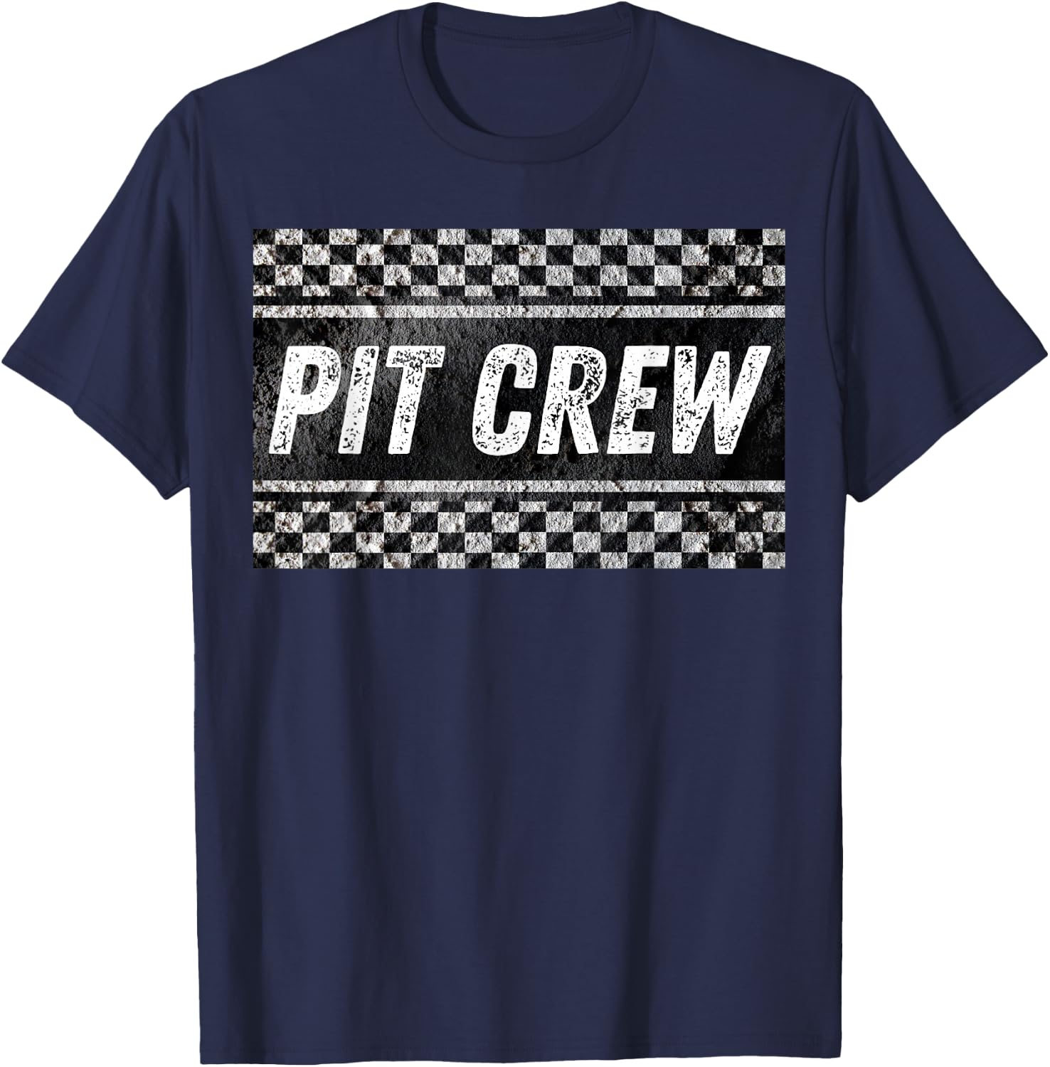 Pit Crew Costume For Racing Car Parties T-Shirt - T-Shirt | Navy