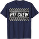 Pit Crew Costume For Racing Car Parties T-Shirt - T-Shirt | Navy