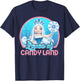 Candy Land Queen of Candy Land Portrait Small T-Shirt - T-Shirt | Navy