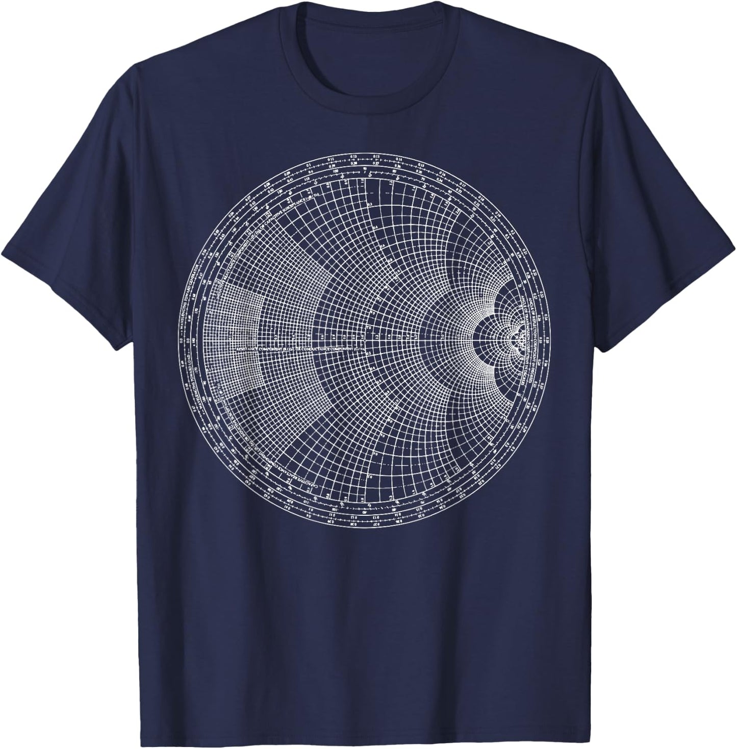 Vintage Chart - Electromagnetic Wave Reflection Transmission T-Shirt - T-Shirt | Navy