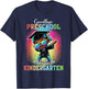 Goodbye Preschool Hello Kindergarten Graduate Black Boy Dab T-Shirt - T-Shirt | Navy