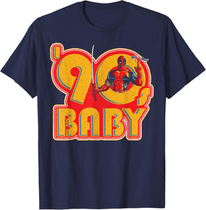 Marvel Deadpool 30th '90s Baby T-Shirt - T-Shirt | Navy