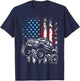 Monster Truck USA Flag 4th Of July Patriotic Kids Boys Men T-Shirt - T-Shirt | Navy
