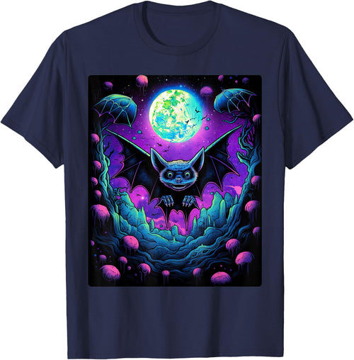 Gothic Bat Spooky Bats Pattern Moon Night