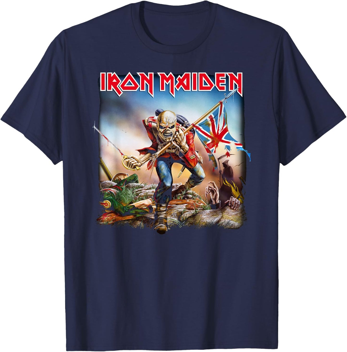 Iron Maiden - The Trooper T-Shirt - T-Shirt | Navy