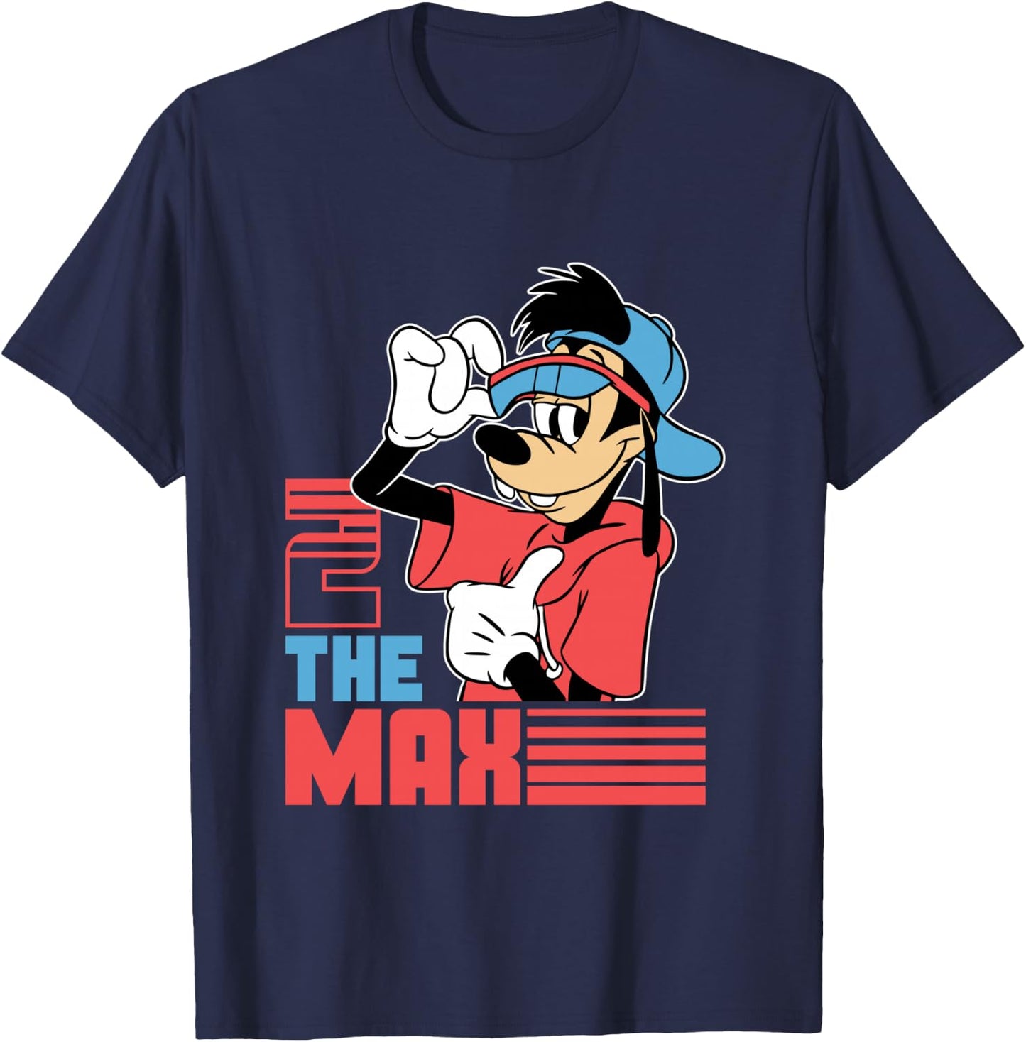 Disney A Goofy Movie 2 the Max 90s T-Shirt - T-Shirt | Navy