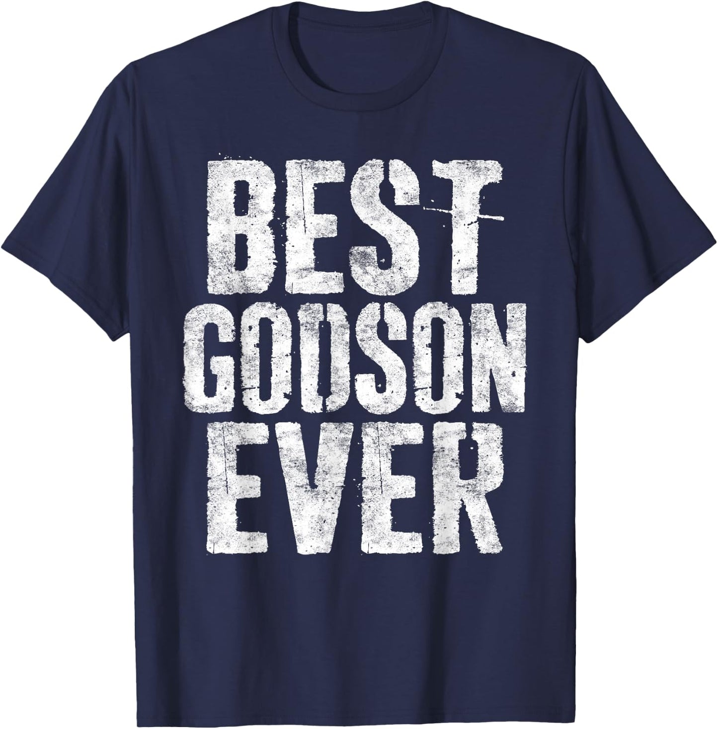 Best Godson Ever World's Okayest Godson Shirt T-Shirt - T-Shirt | Navy