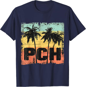 PCH - Pacific Coastal California Highway T-Shirt - T-Shirt | Navy