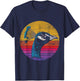Retro Peacock T-Shirt - T-Shirt | Navy