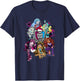 Monster High Alumni - Graffiti Wall T-Shirt - T-Shirt | Navy