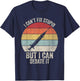 Retro I Can't Fix Stupid But I Can Sedate It Nurse Nursing T-Shirt - T-Shirt | Navy