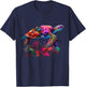Sea Turtle Hawaiian Surfer Diving Diver T-Shirt - T-Shirt | Navy