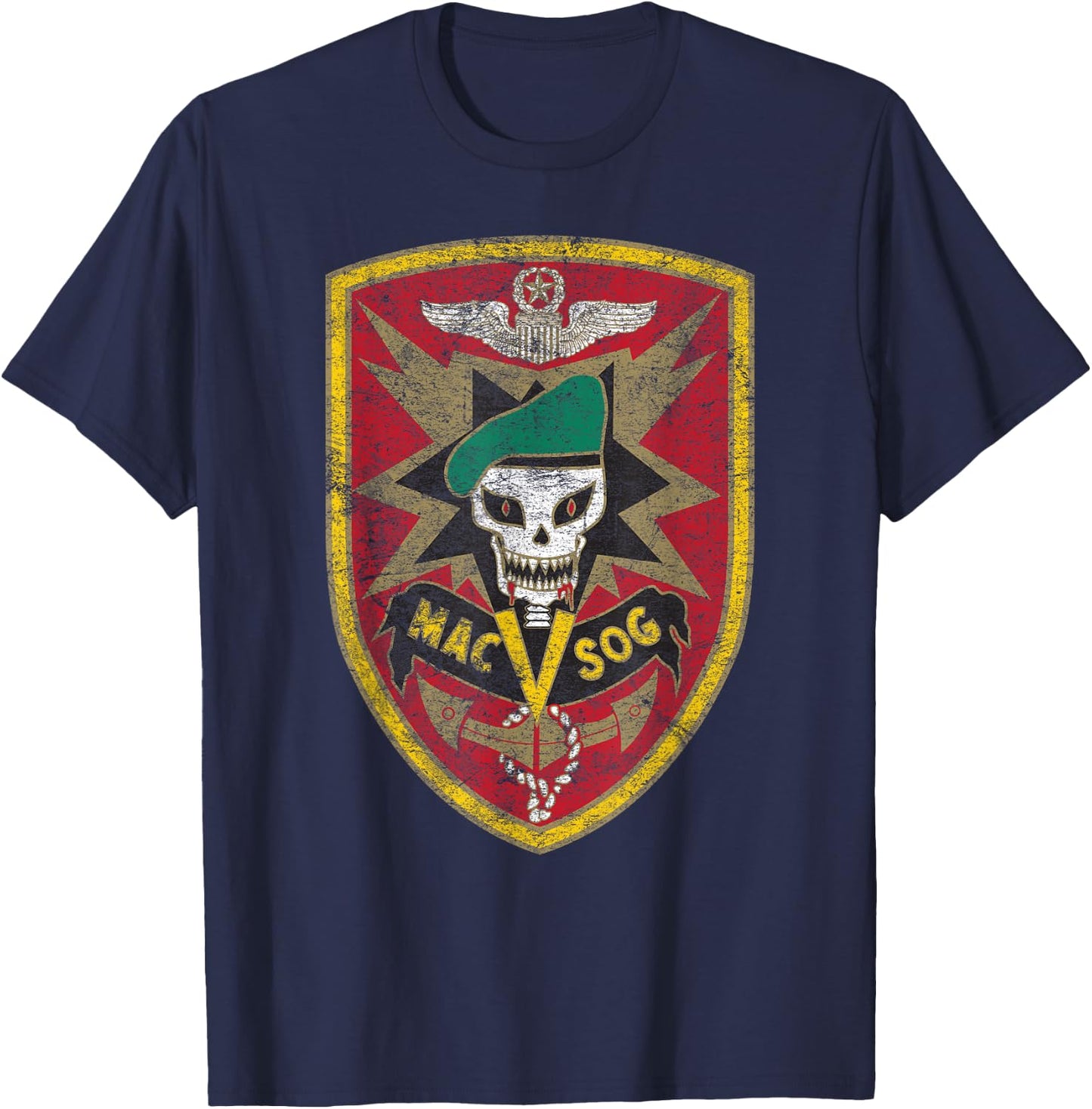 American Marauder: MACV-SOG Insignia T-Shirt - T-Shirt | Navy
