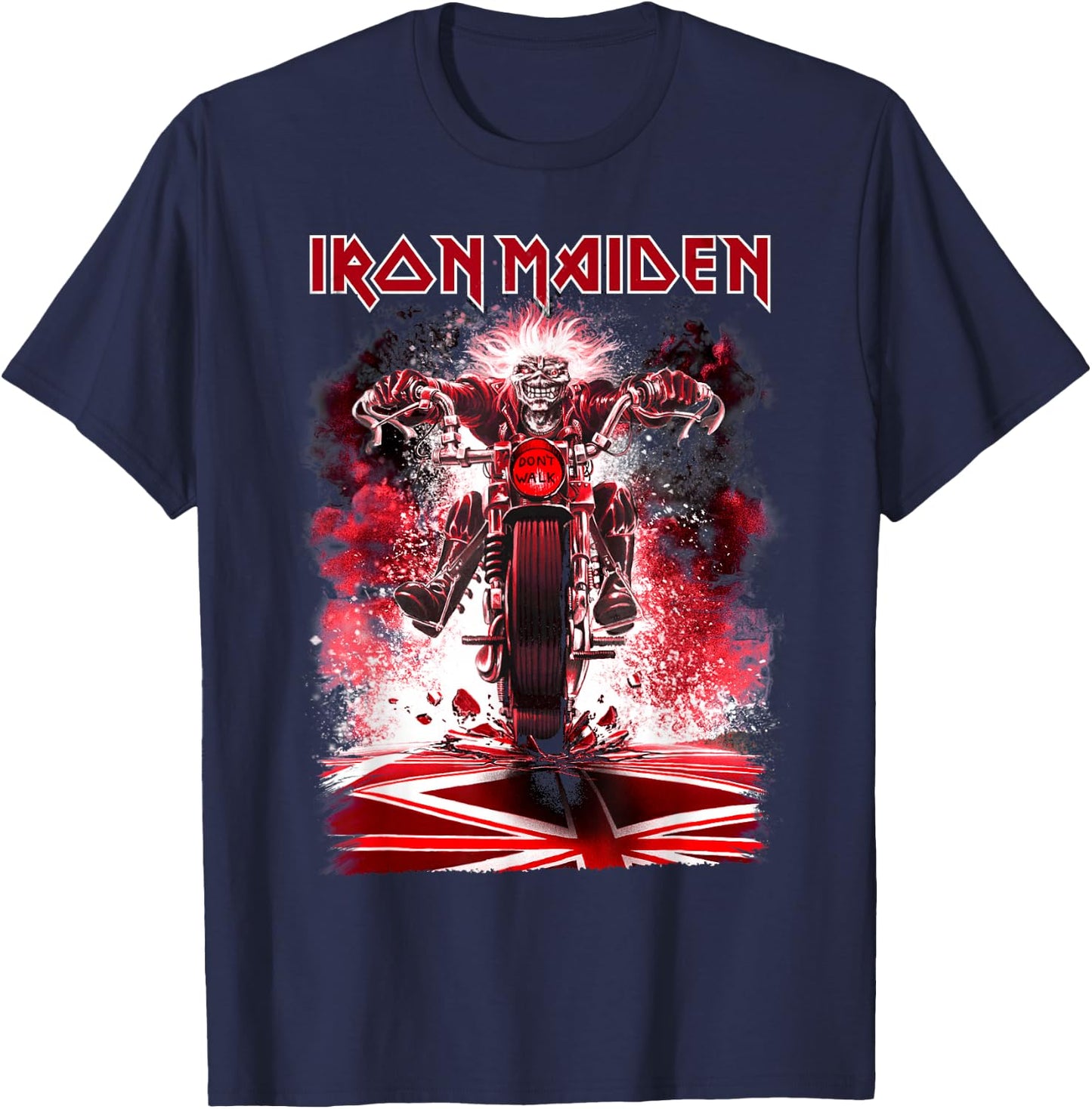 Iron Maiden - Eddie Bike T-Shirt - T-Shirt | Navy