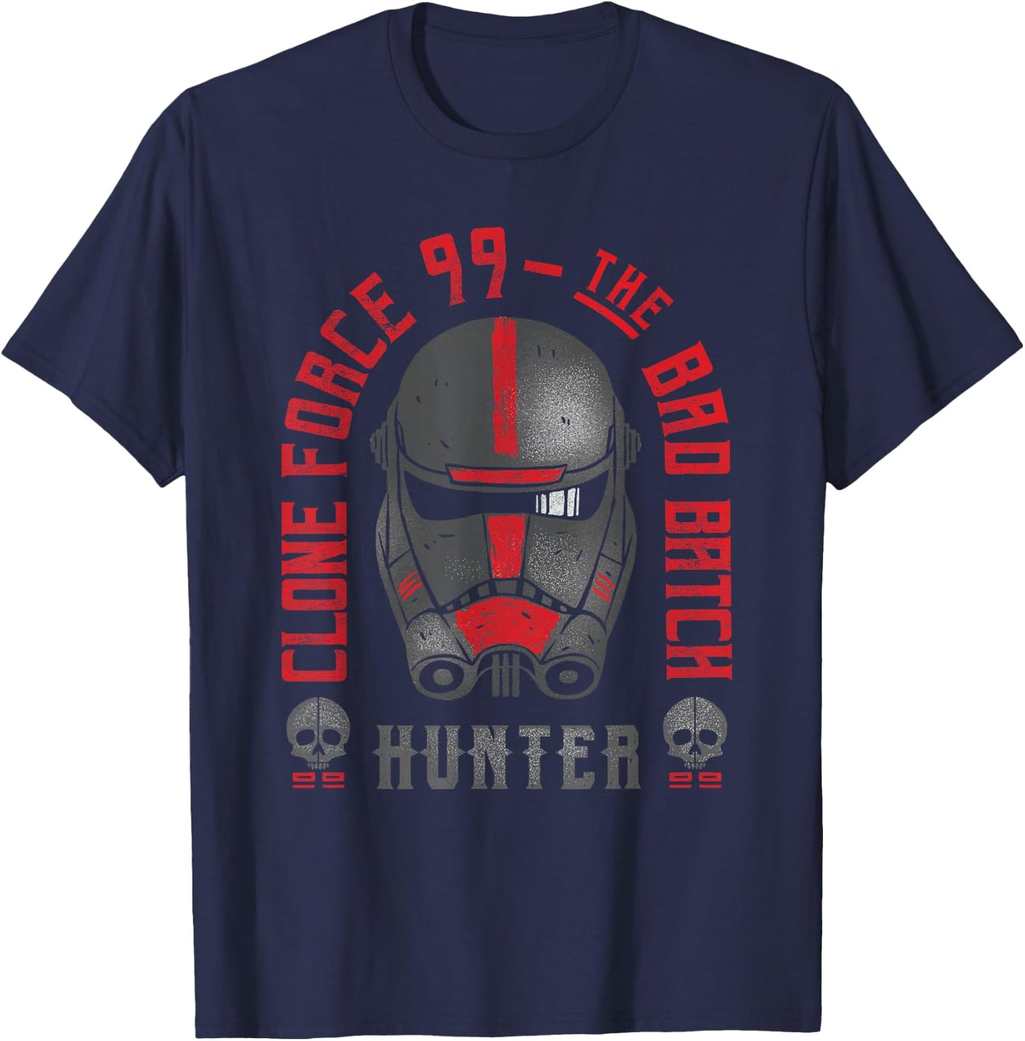 Star Wars: The Bad Batch Hunter Clone Force 99 Logo T-Shirt - T-Shirt | Navy