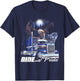 Ride With Pride Trucker Eagle Wolf T-Shirt - T-Shirt | Navy