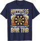 Darts Dart League Team Bar Tab Funny Humor Sayings Quotes T-Shirt - T-Shirt | Navy