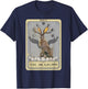 Jackalope Hat Tarot Card Monster Legend Cryptid Cryptidcore T-Shirt - T-Shirt | Navy