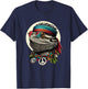 Bearded Dragons Reptile Lizard Pet Hippie Style T-Shirt - T-Shirt | Navy