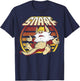 ThunderCats Snarf Retro Sunset Portrait T-Shirt - T-Shirt | Navy