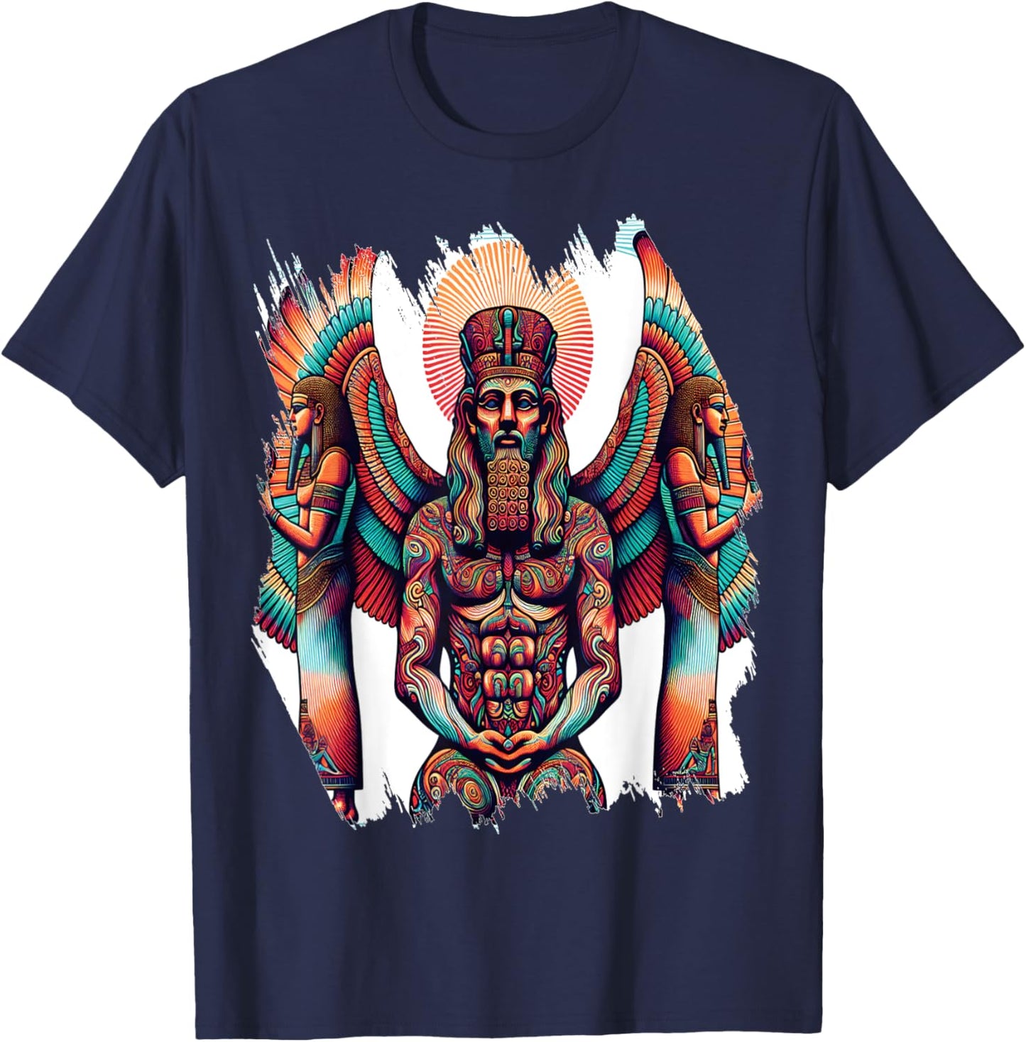 Anunnaki God of Sky T-Shirt - T-Shirt | Navy