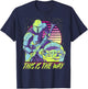 Star Wars The Mandalorian The Child This Is The Way Neon T-Shirt - T-Shirt | Navy