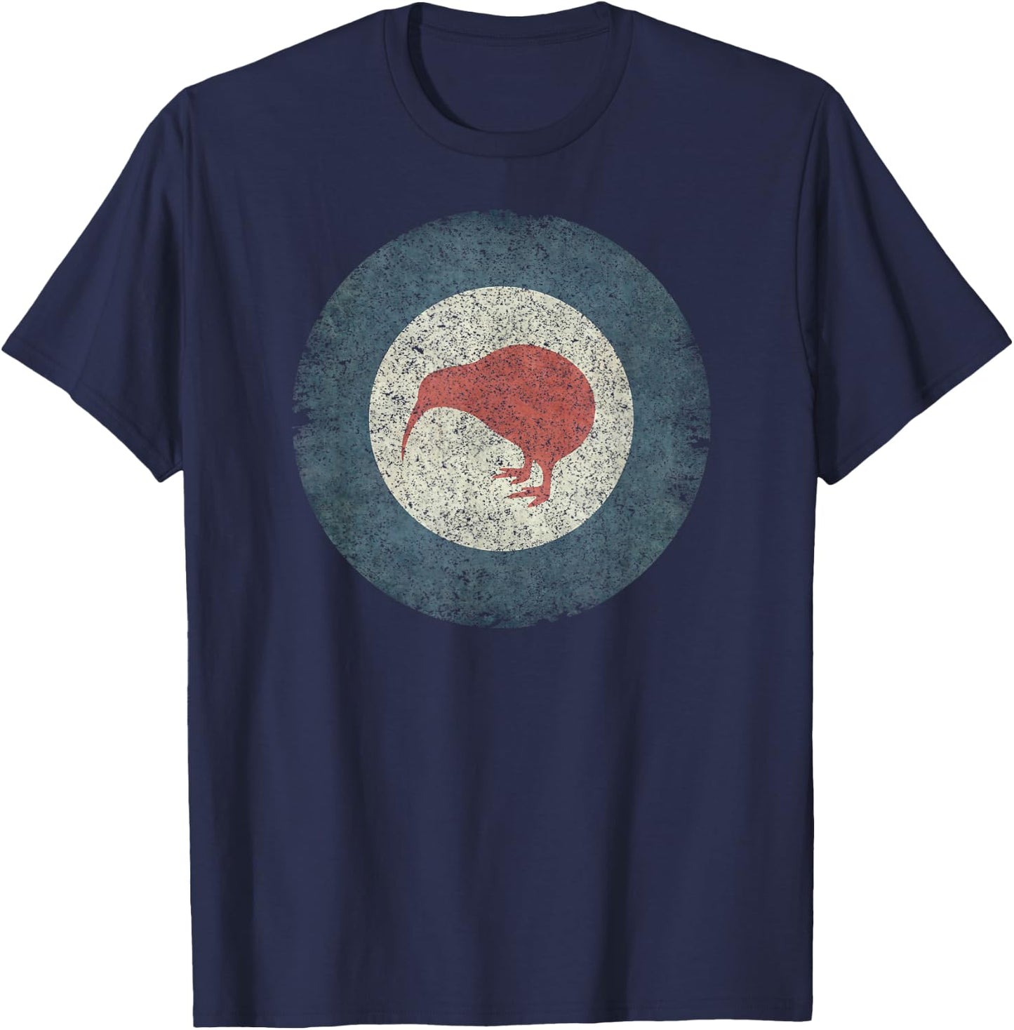 Air force Roundel of New Zealand distressed T-Shirt - T-Shirt | Navy