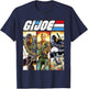 G.I. Joe Geared Up Action Shot Comic Panels T-Shirt - T-Shirt | Navy