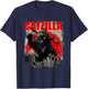 Catzilla - Funny Cat Lover Kitten Kitty Short Sleeve Small T-Shirt - T-Shirt | Navy