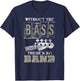 Music Lover Gift Bass Player Bass Guitar T-Shirt - T-Shirt | Navy