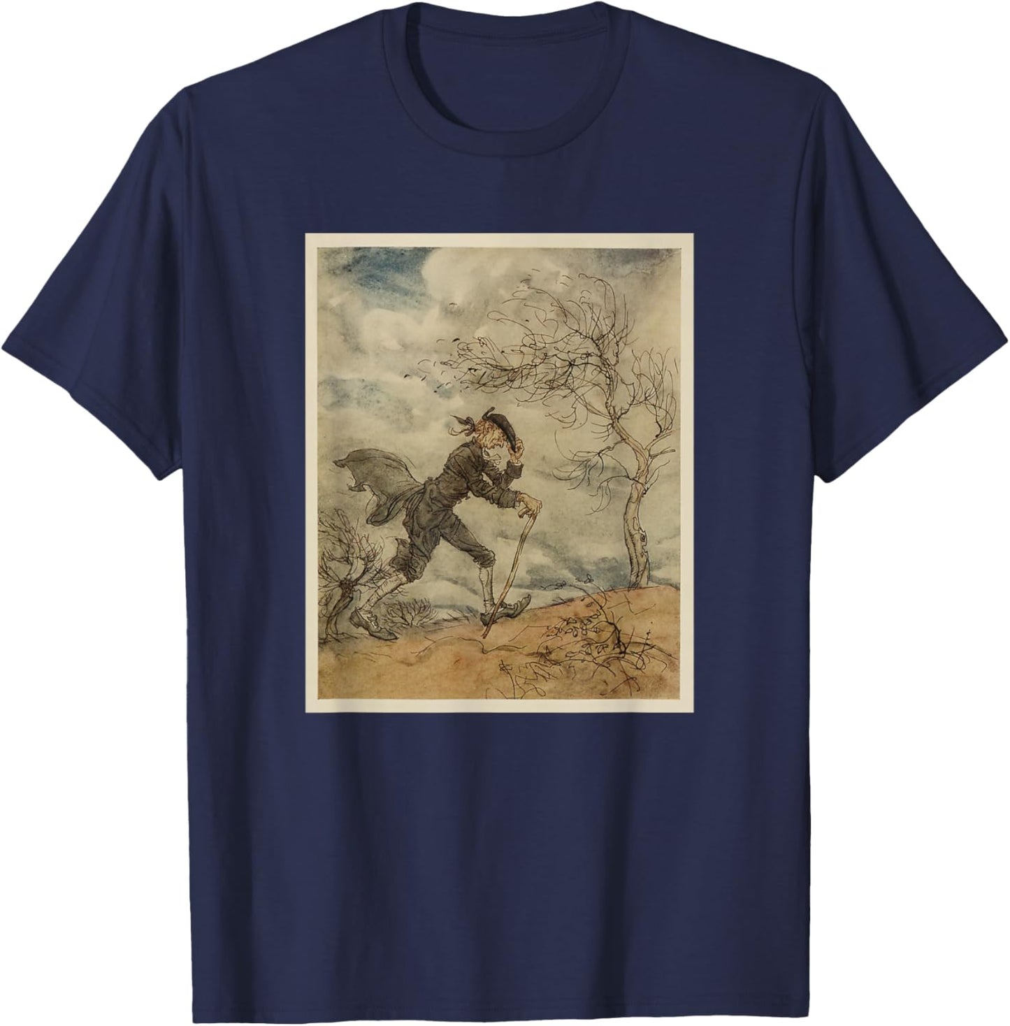 Icabod Crane - Legend of Sleepy Hollow T-Shirt - T-Shirt | Navy