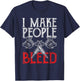 I Make People Bleed Tattoo T-Shirt - T-Shirt | Navy