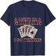 Gambler Apparel Black Modern Game - -Adults, Small, Short Sleeve T-Shirt - T-Shirt | Navy
