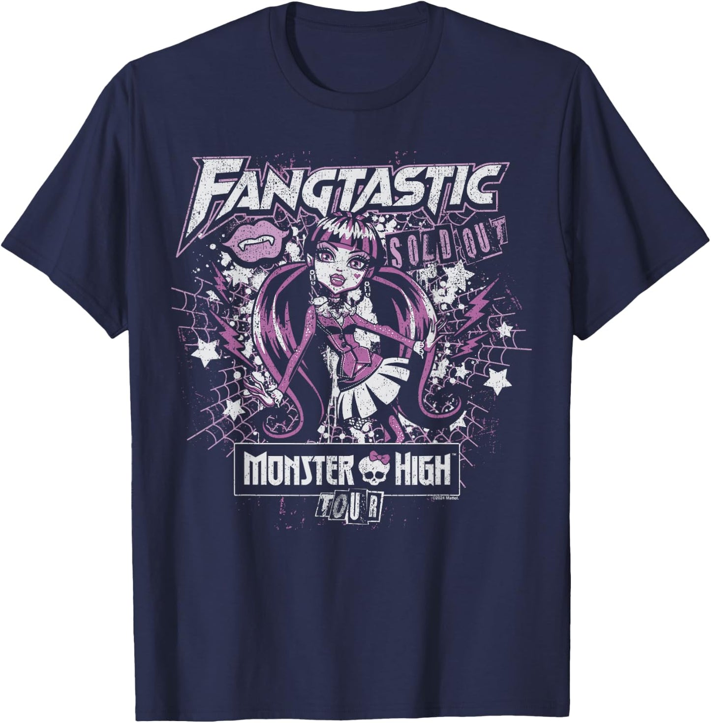 Monster High Alumni - Draculaura Fangtastic Tour Sold Out T-Shirt - T-Shirt | Navy