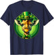 Funny Leprechaun Giraffe St Patricks Day Kids Men Women T-Shirt - T-Shirt | Navy