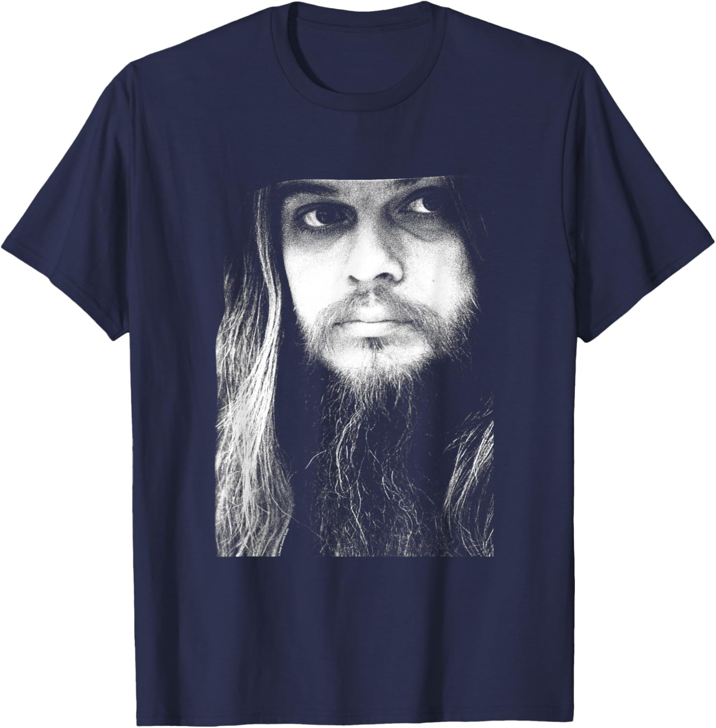 Wrecking Crew Member Leon Russell Portrait By Everard Smith T-Shirt - T-Shirt | Navy