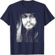 Wrecking Crew Member Leon Russell Portrait By Everard Smith T-Shirt - T-Shirt | Navy