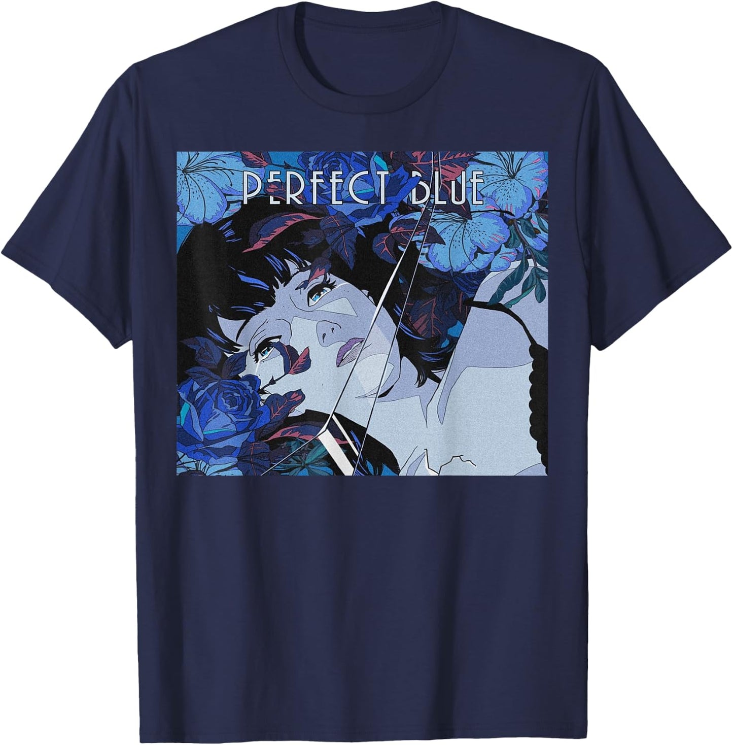 Japanese Anime Girl Perfect Blue Small T-Shirt - T-Shirt | Navy