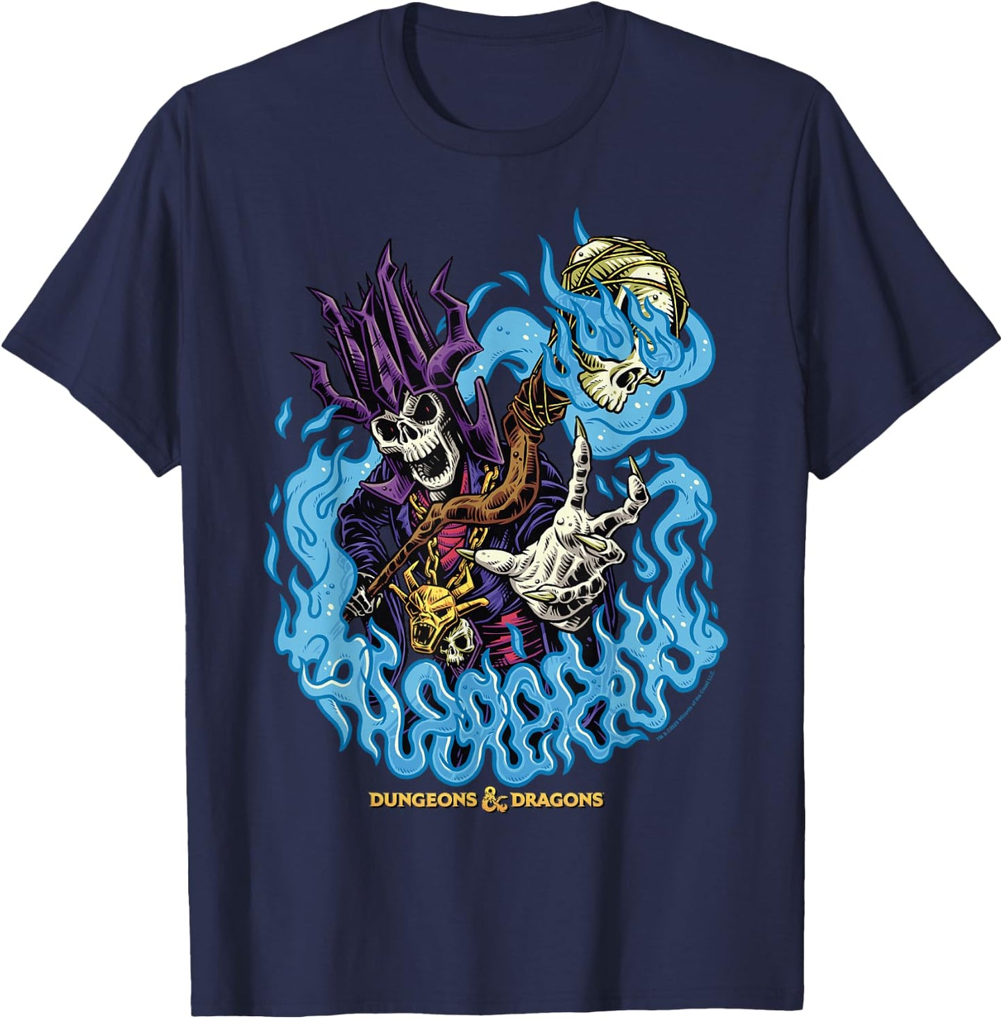 Dungeons & Dragons Acererak Logo T-Shirt - T-Shirt | Navy