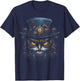 Steampunk Mechanical owl Victorian Bird T-Shirt - T-Shirt | Navy