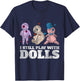 Scary Witch Voodoo Doll Women Gift Funny Halloween T-Shirt - T-Shirt | Navy