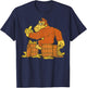 Super Mario Donkey Kong Bananas On Barrel T-Shirt - T-Shirt | Navy